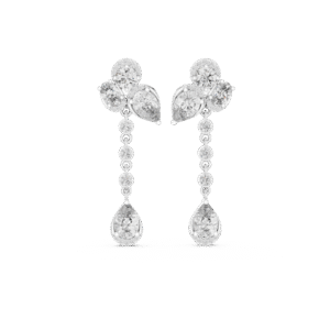 Aura Diamond Dangle Earrings