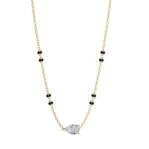 East West Horizontal Solitaire Mangalsutra