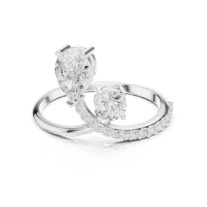 Twin Flame Toi et Moi Ring